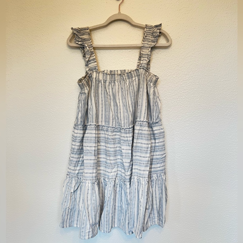 Blue stripe dress